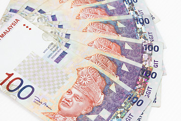 Image showing Malaysia Currency in white background