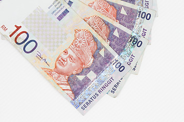 Image showing Malaysia Currency in white background