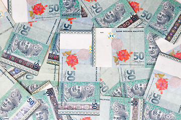 Image showing Malaysia Currency in white background