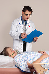Image showing Doctor with Patient