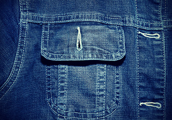 Image showing Blue jeans jacket 