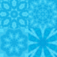 Image showing Abstract blue patterns