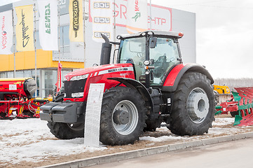 Image showing Agricultural machinery exhibition. Tyumen. Russia