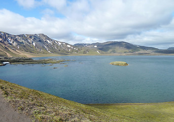 Image showing natural scenery in Iceland