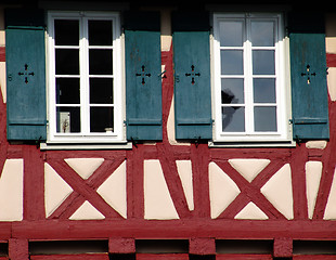 Image showing half-timbered