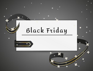 Image showing black friday card