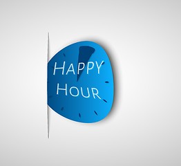 Image showing deformed happy hour watch