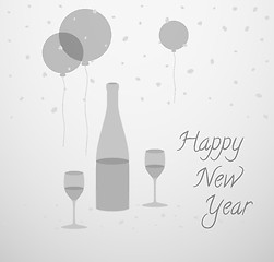 Image showing happy new year card