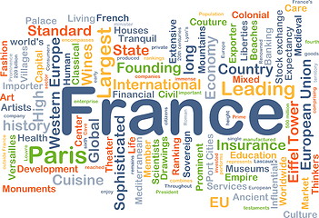 Image showing France background concept