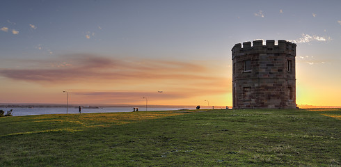 Image showing Sunset at Barrack Tower La Perouse Australia