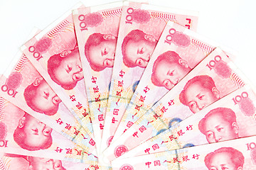 Image showing China Currency in white background