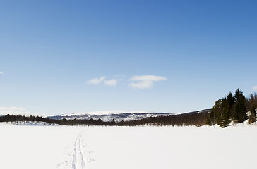 Image showing Frozen Lake Landscape