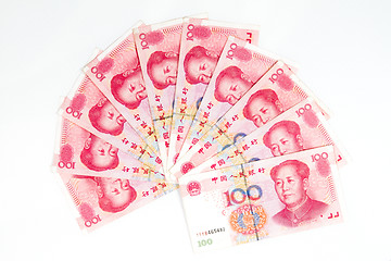 Image showing China Currency in white background