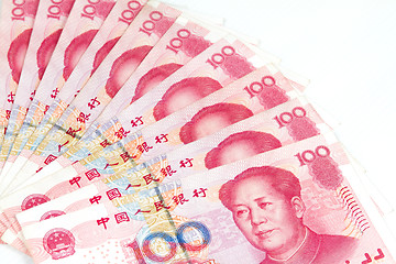 Image showing China Currency in white background