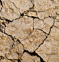 Image showing brown dry sand in sahara desert morocco africa erosion and abstr