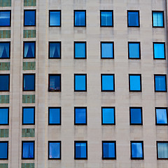 Image showing windows in the city of london home and office   skyscraper  buil