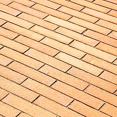 Image showing brick in  italy old wall and texture material the background