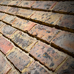 Image showing in london   the    abstract    texture of a ancien wall and ruin