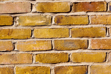 Image showing in london    ancien wall and ruined brick