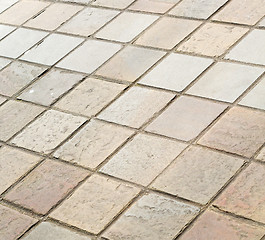 Image showing brick in london   the    abstract    texture of a ancien wall an