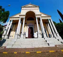 Image showing beautiful old architecture in italy europe milan religion and su