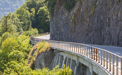 Image showing Mountain road, Switzerland