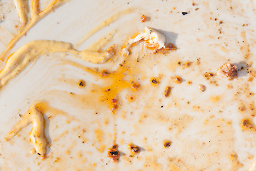Image showing Dirty and empty dishes