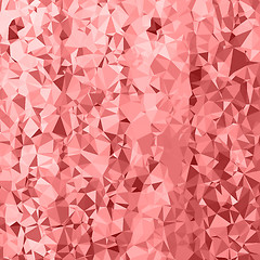 Image showing Abstract Red Polygonal Background