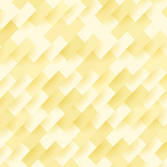 Image showing Abstract Brick Yellow Background