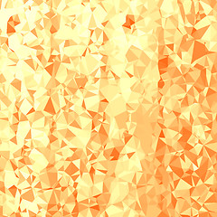 Image showing Abstract Orange Polygonal Background.