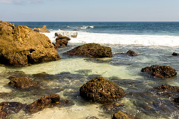 Image showing coastline at Nusa Penida island