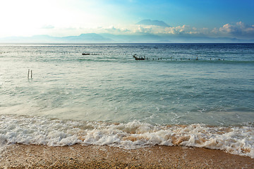 Image showing dream beach, Bali Indonesia, Nusa Penida island