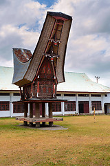 Image showing Toraja ethnic architecture, Bitung City