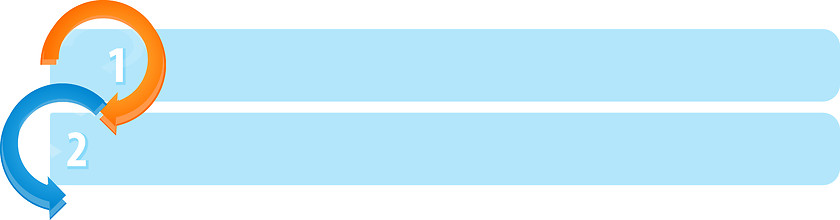 Image showing Cycle List Two blank business diagram illustration