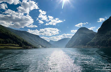 Image showing Aurlandsfjord