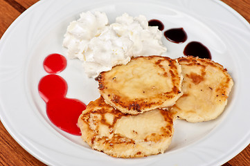 Image showing Cheese pancakes