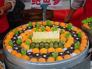 Image showing Chinese food in market