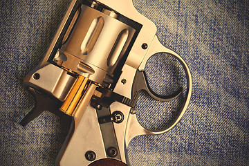 Image showing Nagan revolver with collet