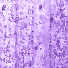Image showing Abstract Purple Polygonal Background