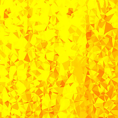 Image showing Abstract Yellow Polygonal Background.