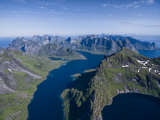 Image showing Reinefjorden on Lofoten