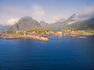 Image showing Lofoten fishing village