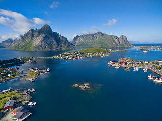 Image showing Aerial Reine