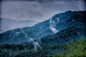 Image showing view of Lake Fontana in western North Carolina in the Great Smok