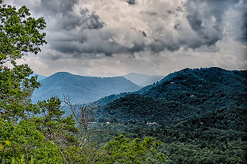 Image showing view of Lake Fontana in western North Carolina in the Great Smok