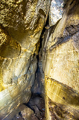 Image showing scenes near chimney rock and lake lure in blue ridge mountains n