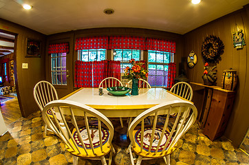 Image showing July 2015 Chimney Rock NC - Rustic old cabin in the mountains