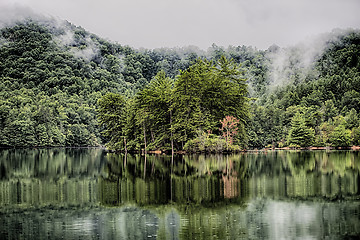 Image showing lake santeetlah in great smoky mountains