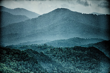 Image showing view of Lake Fontana in western North Carolina in the Great Smok