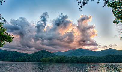 Image showing lake santeetlah in great smoky mountains